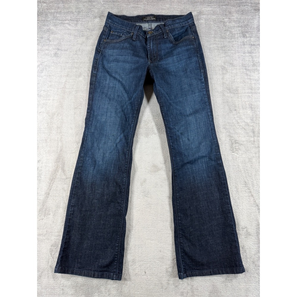 James Jeans Women 28 Blue Dry Aged Denim Bootcut Dark Wash Made in USA Y2K Retro